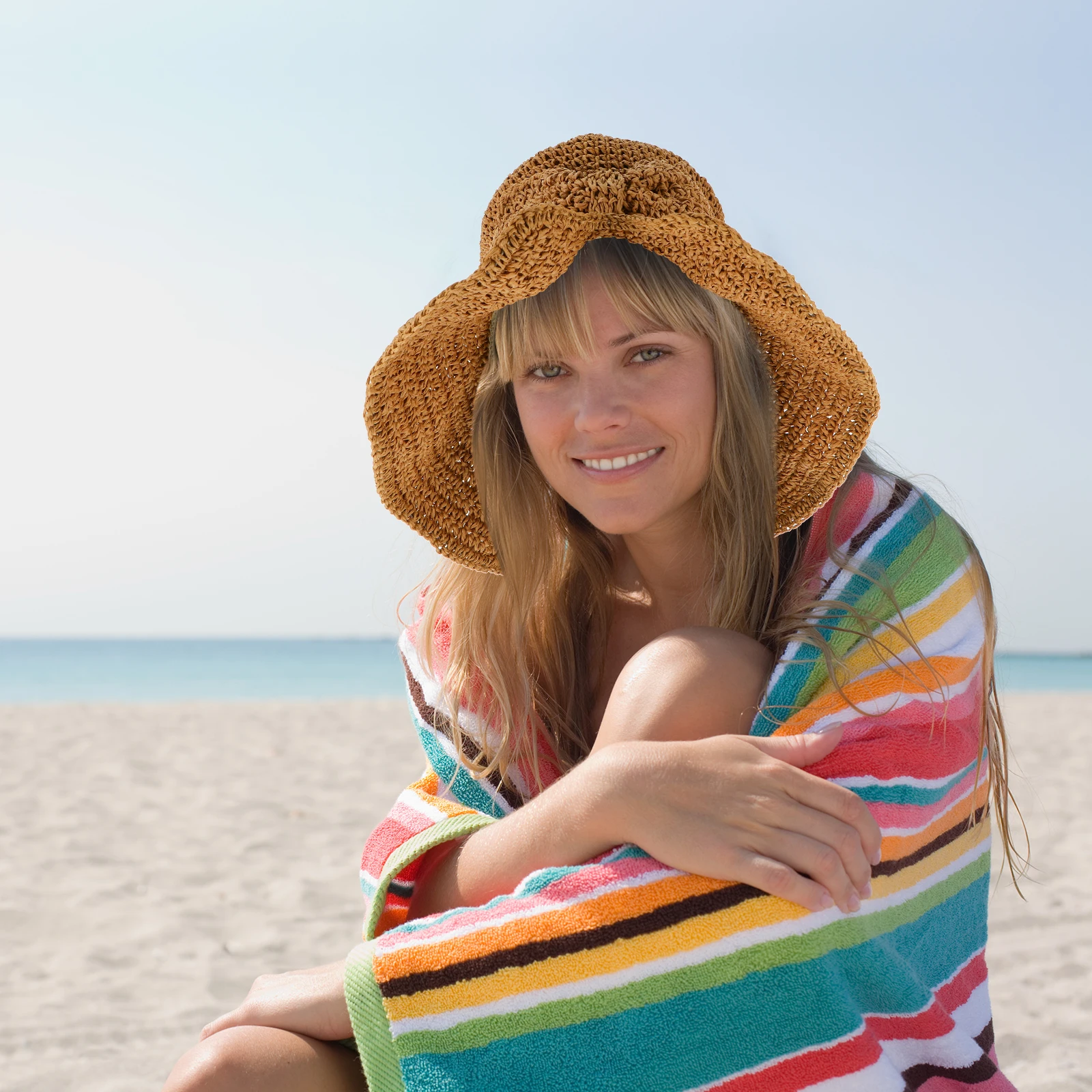 1pc Butterfly Bow Outdoor Handmade Straw Beach Bowknot Design Foldable Beach Hat Uv Resistant Wide Brim Hat For Women
1pc Butterfly Bow Outdoor Handmade Straw Beach Bowknot Design Foldable Beach Hat Uv Resistant Wide Brim Hat For Women