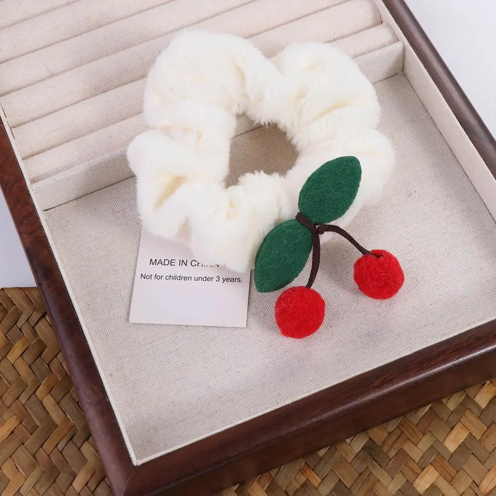 Fashion High Elastic Cherry Hair Rope Korean Style Headdress Plush Hair Tie White Rubber Band Sweet Hair Tie Girls
Fashion High Elastic Cherry Hair Rope Korean Style Headdress Plush Hair Tie White Rubber Band Sweet Hair Tie Girls
