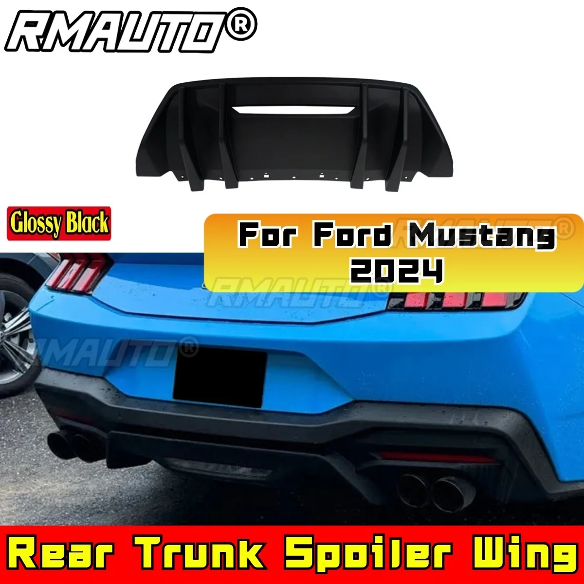 Car Rear Spoiler Wing Roof Spoiler Roof Wing Rear Trunk Spoiler Wing for Ford Mustang 2024 Body Kit Car Accessories
Car Rear Spoiler Wing Roof Spoiler Roof Wing Rear Trunk Spoiler Wing for Ford Mustang 2024 Body Kit Car Accessories