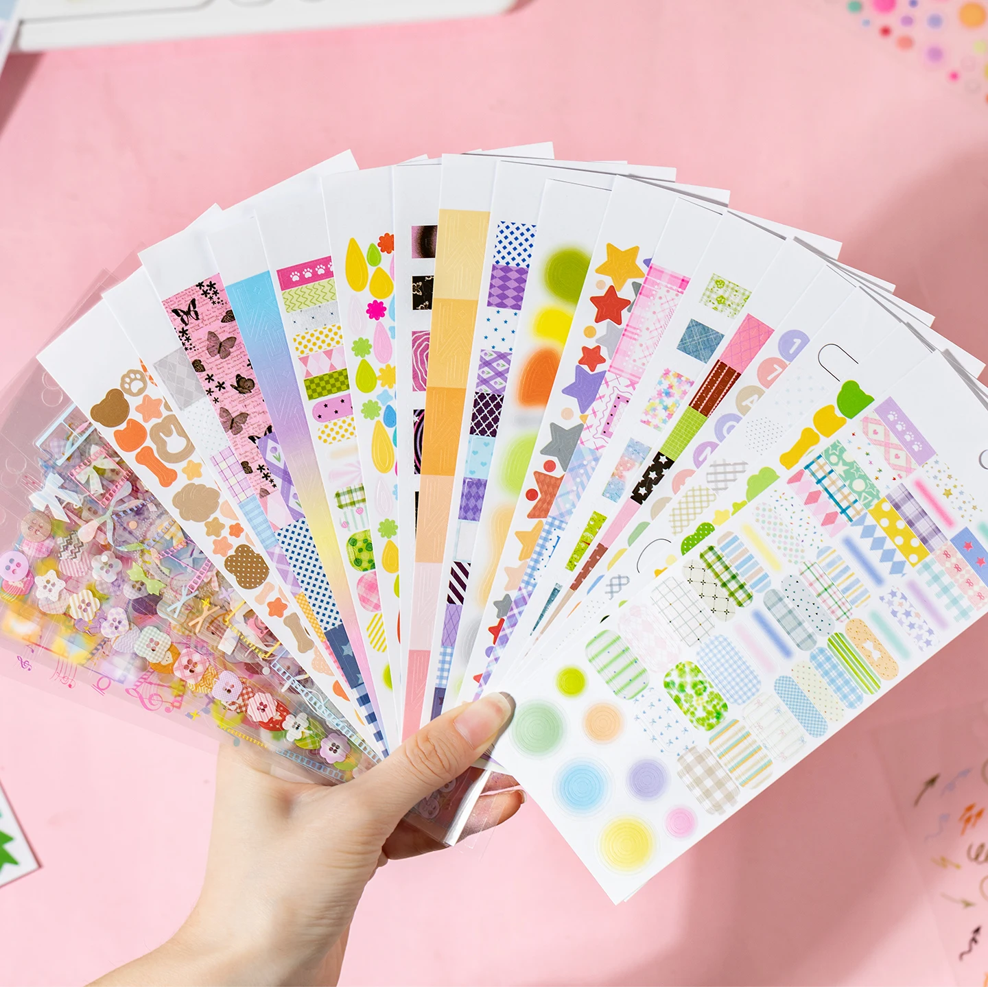 30sheets Cute Color Palette Series Sticker Book Multi-Material Scrapbooking Diary Decor DIY Craft Stickers Aesthetics Stationery
30sheets Cute Color Palette Series Sticker Book Multi-Material Scrapbooking Diary Decor DIY Craft Stickers Aesthetics Stationery