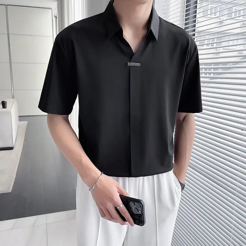 Casual Shirts for Men's High-end Handsome Summer Thin Short-sleeved Shirts for Light-climbing Style New Half-sleeved Tops
Casual Shirts for Men's High-end Handsome Summer Thin Short-sleeved Shirts for Light-climbing Style New Half-sleeved Tops