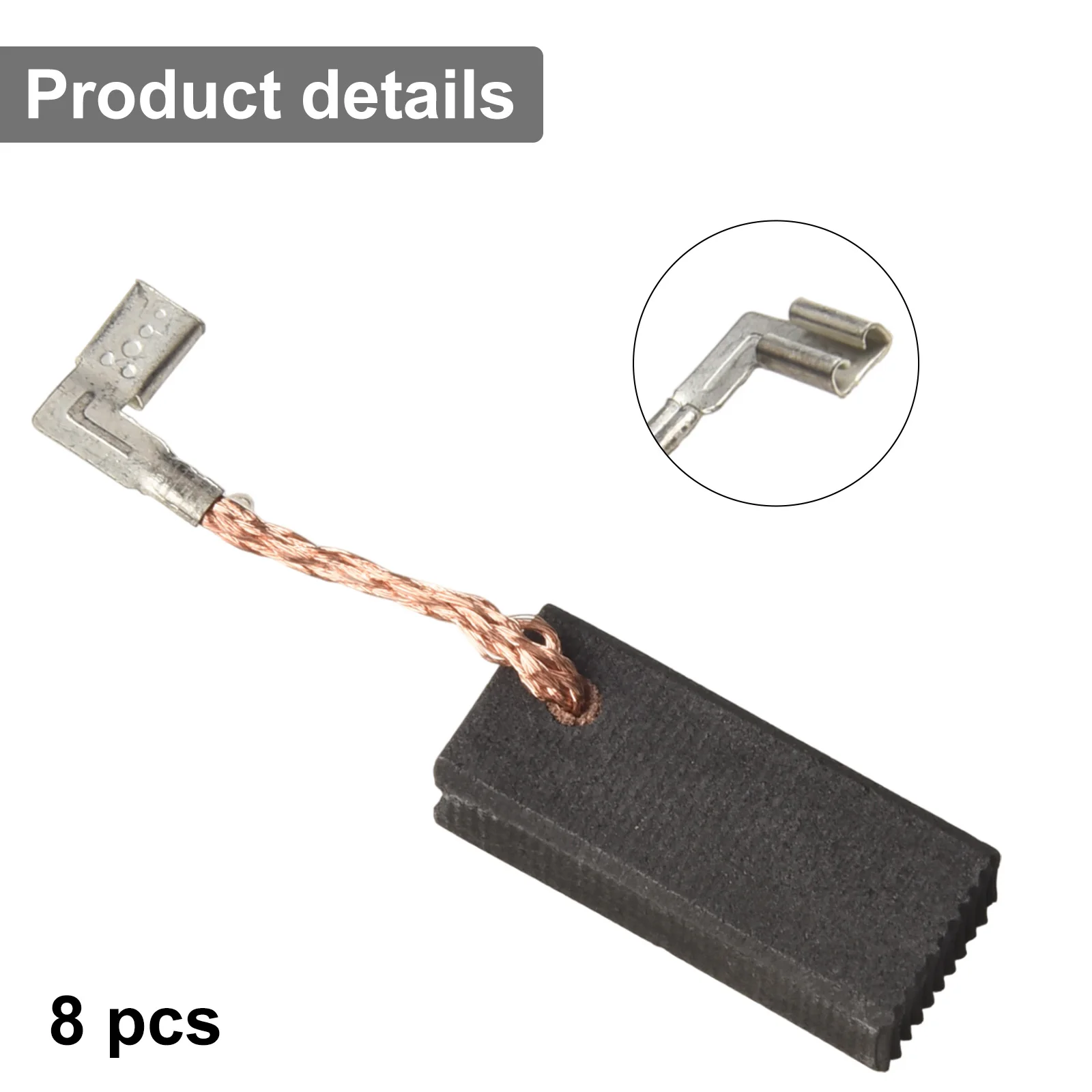DIY Maintenance Carbon Brushes Hammer Parts Electric Tools 6.5x11x25mm Compatible With HR4011C Part Number 194160-9
DIY Maintenance Carbon Brushes Hammer Parts Electric Tools 6.5x11x25mm Compatible With HR4011C Part Number 194160-9