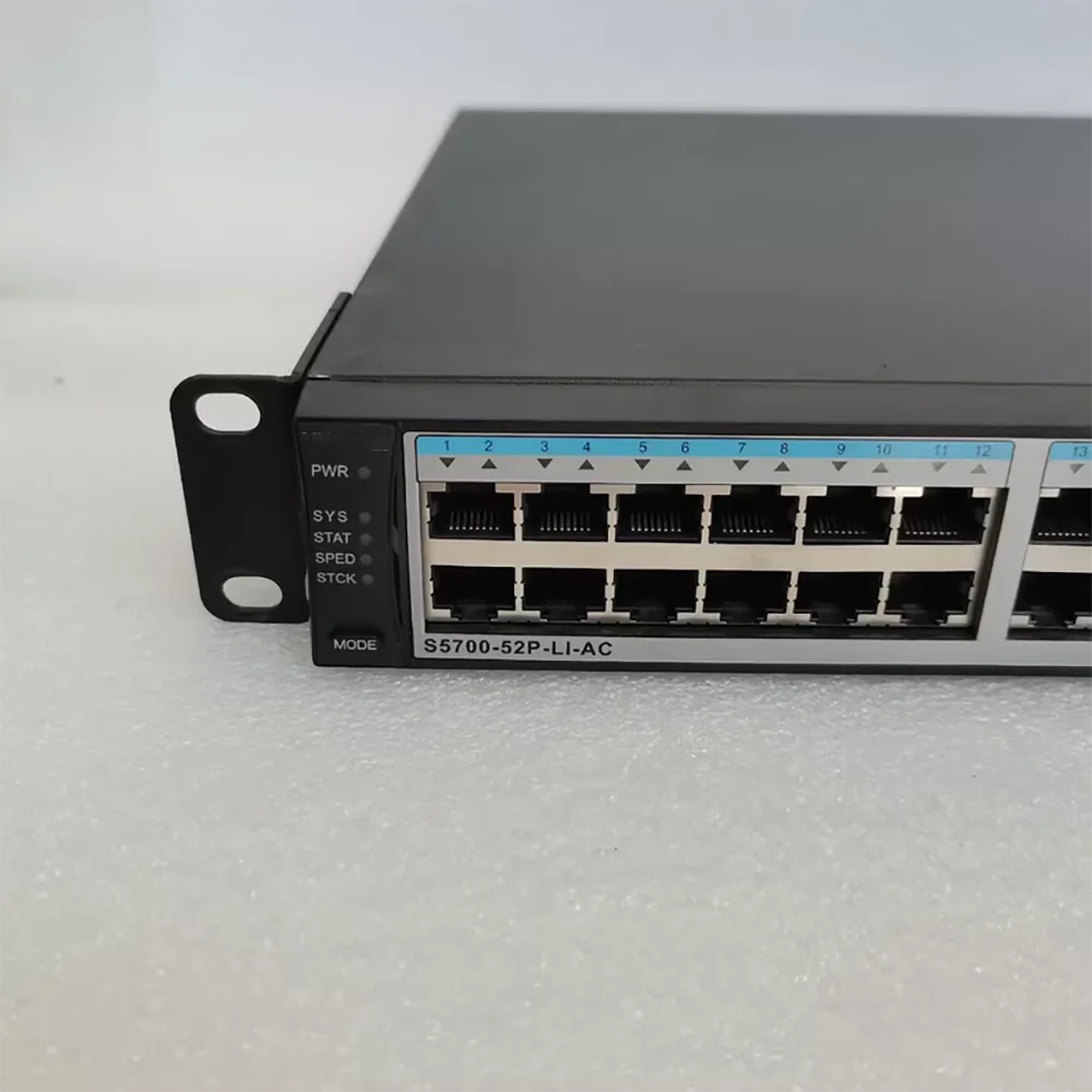 S5700-52P-LI-AC 48 Gigabit Ethernet 4 SFP Network Management Switch 100% Tested Fast Ship Perfect Work
S5700-52P-LI-AC 48 Gigabit Ethernet 4 SFP Network Management Switch 100% Tested Fast Ship Perfect Work