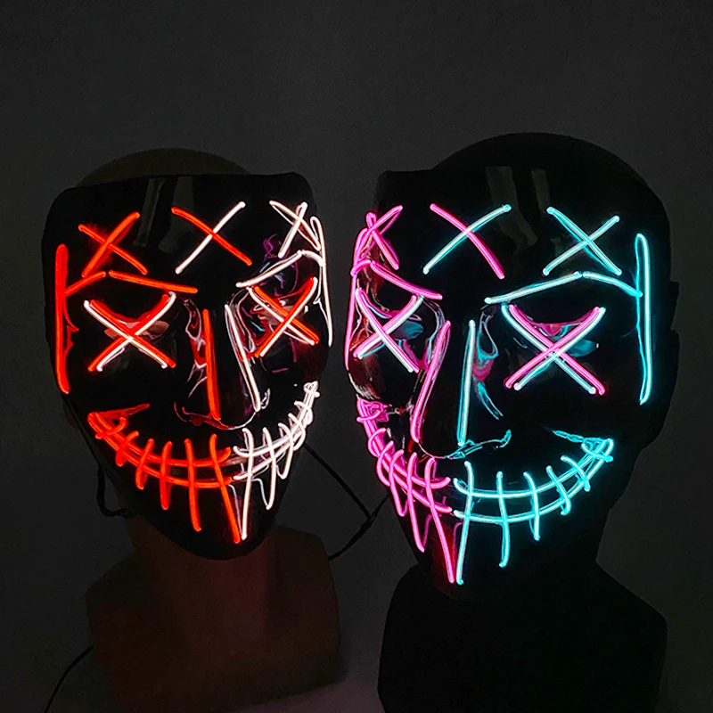 Newstyle LED V Mask Masquerade Dj Costume Accessory Luminous Ghosts Dance Mask Night Glowing Scary Devil Face Masks For Men
Newstyle LED V Mask Masquerade Dj Costume Accessory Luminous Ghosts Dance Mask Night Glowing Scary Devil Face Masks For Men