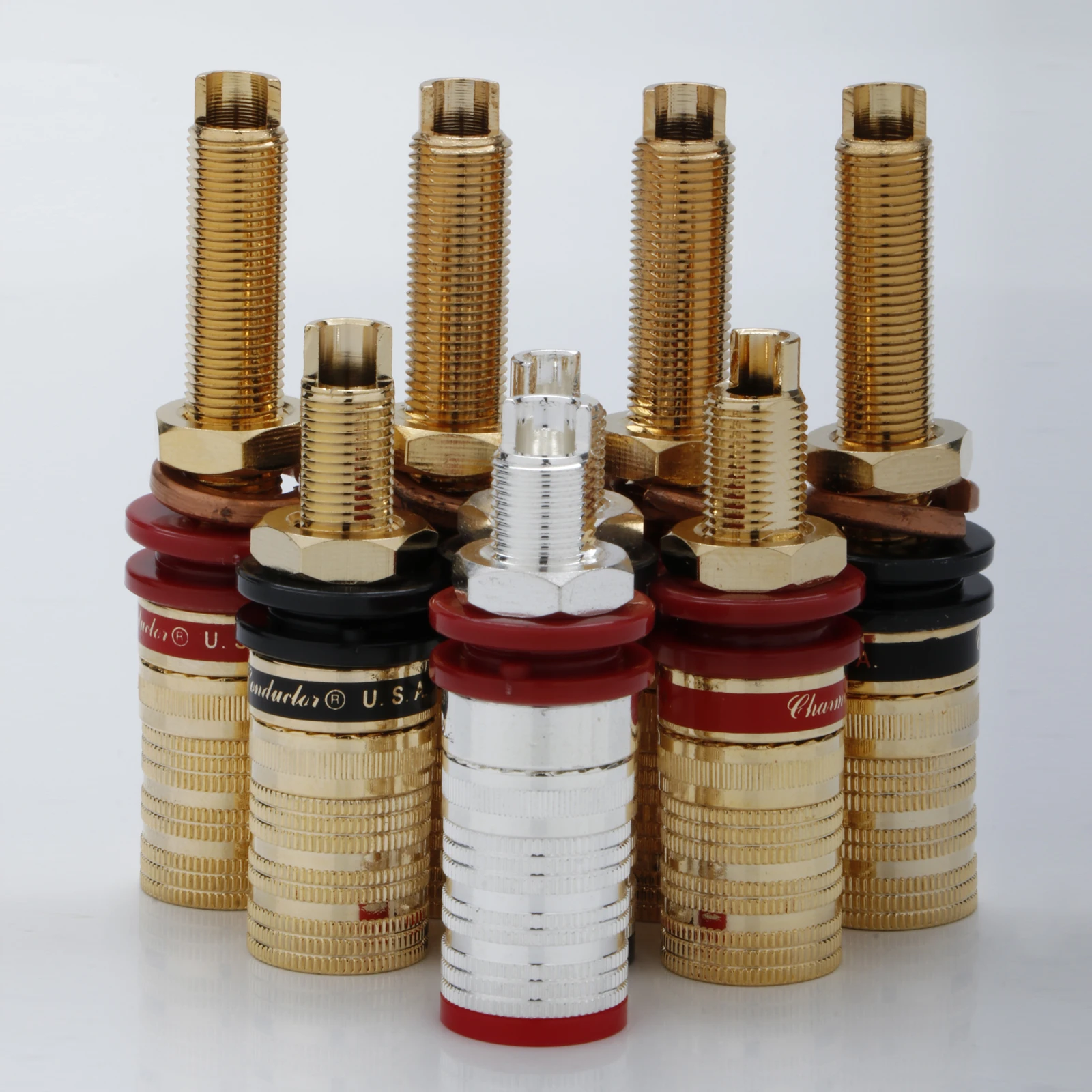 HIFI High End Gold Plated Speaker Binding Post Jack Terminal Connector HIFI Audio AMP Socket Terminal
HIFI High End Gold Plated Speaker Binding Post Jack Terminal Connector HIFI Audio AMP Socket Terminal