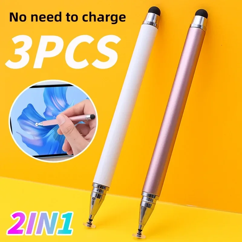 3/1PCS Smart Tablet Phone Universal 2in1 Capacitive Stylus Pen Drawing Pens for Ios IPad Tablet Mobile Android Phone Accessories
3/1PCS Smart Tablet Phone Universal 2in1 Capacitive Stylus Pen Drawing Pens for Ios IPad Tablet Mobile Android Phone Accessories