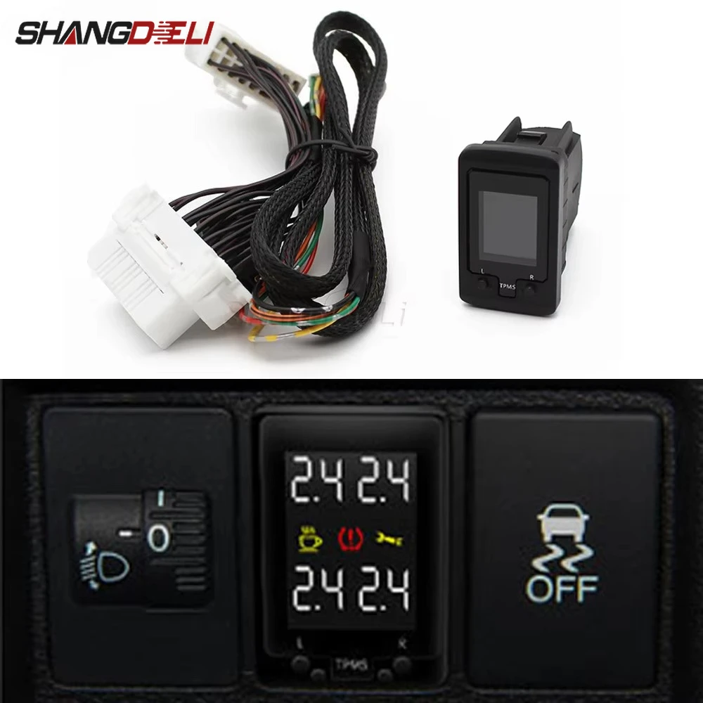 Digital Tire Pressure Monitor OBD TPMS Monitor Alarm System For Toyota Corolla 2014 Camry Prado Prius 2017 2016
Digital Tire Pressure Monitor OBD TPMS Monitor Alarm System For Toyota Corolla 2014 Camry Prado Prius 2017 2016