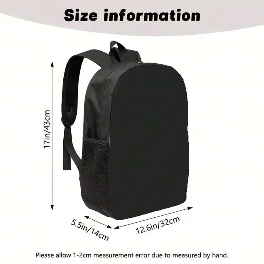 Large Capacity Black Backpack For School Travel Outdoor Adjustable Straps Lightweight Zip Closure
Large Capacity Black Backpack For School Travel Outdoor Adjustable Straps Lightweight Zip Closure