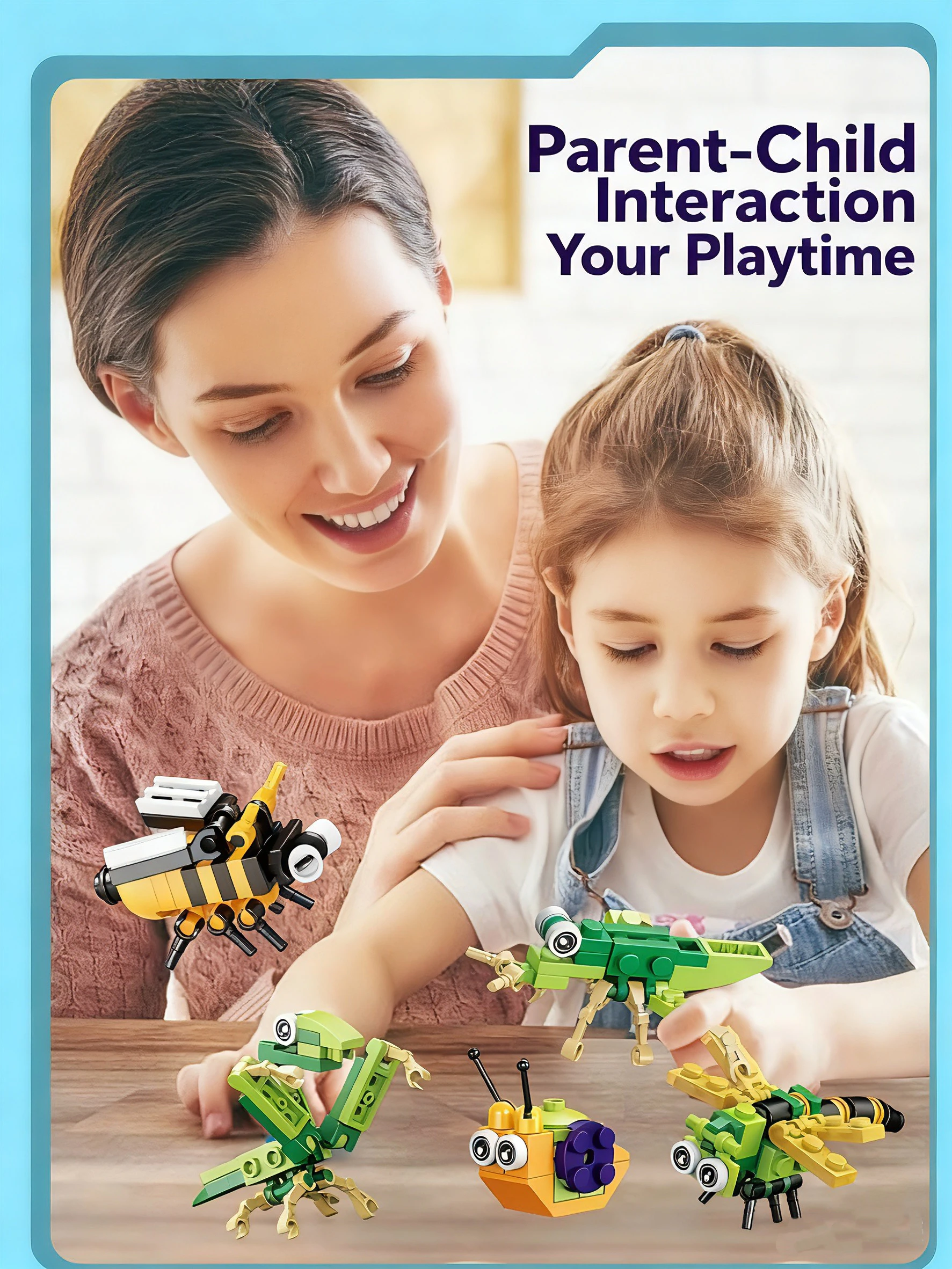 12-in-1 Preassembled Insect Building Block Set - 12 Mini Building Block Toys, Parent-Child Interaction, Classroom Rewards
12-in-1 Preassembled Insect Building Block Set - 12 Mini Building Block Toys, Parent-Child Interaction, Classroom Rewards