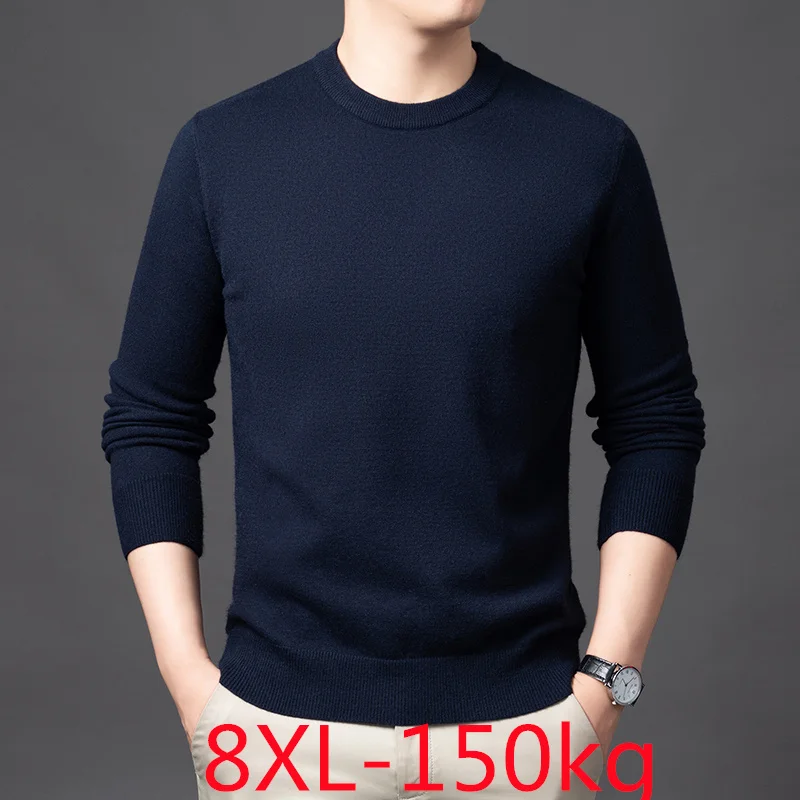 8XL Large Size Men Sweater Thick Winter Casual O-Neck Basic Knit Clothes Plus Size Warm Jumper Pullover Oversize Sweaters
8XL Large Size Men Sweater Thick Winter Casual O-Neck Basic Knit Clothes Plus Size Warm Jumper Pullover Oversize Sweaters