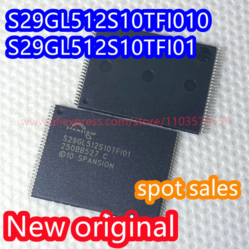 (5 шт.) S29GL512S10TFI010 S29GL512S10TFI01 100% новый оригинальный чип памяти TSOP56 512MbitFLASH 
(5 шт.) S29GL512S10TFI010 S29GL512S10TFI01 100% новый оригинальный чип памяти TSOP56 512MbitFLASH