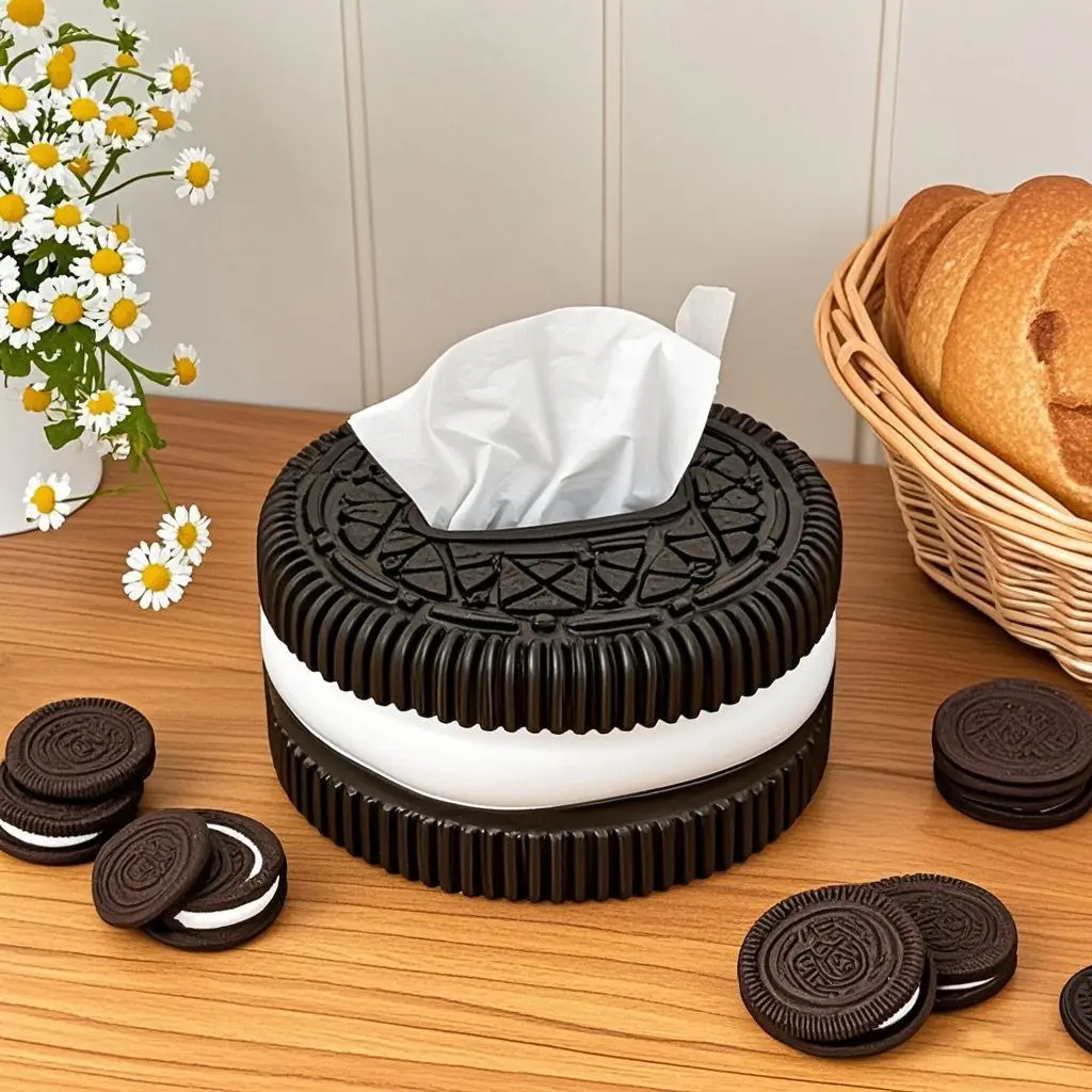 Creative Oreo Tissue Box with A Niche and High-end Design, Suitable for Both Home and Car Use, and Practical Decoration
Creative Oreo Tissue Box with A Niche and High-end Design, Suitable for Both Home and Car Use, and Practical Decoration