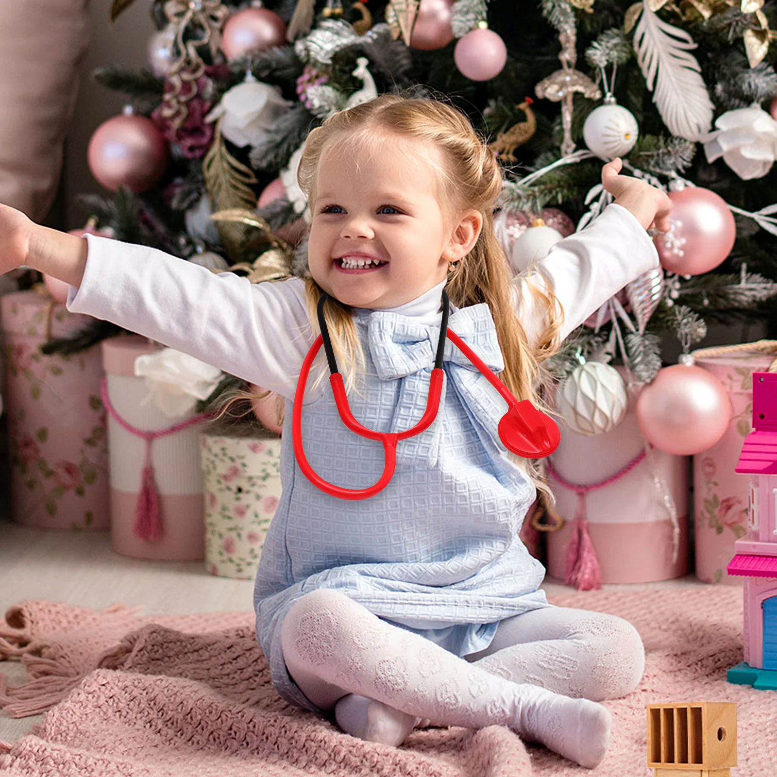 4pcs Stethoscope Props Kids Halloween Nurse Doctor Costume Plastic Toy Realistic Role Play Teaching Aid Toddler Stethoscopes
4pcs Stethoscope Props Kids Halloween Nurse Doctor Costume Plastic Toy Realistic Role Play Teaching Aid Toddler Stethoscopes