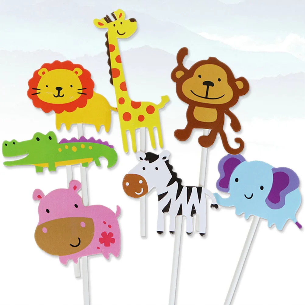 7 Pcs Animal Theme Topper Cake Picks Decoration Toppers Decorations Small Animals Cupcake
7 Pcs Animal Theme Topper Cake Picks Decoration Toppers Decorations Small Animals Cupcake