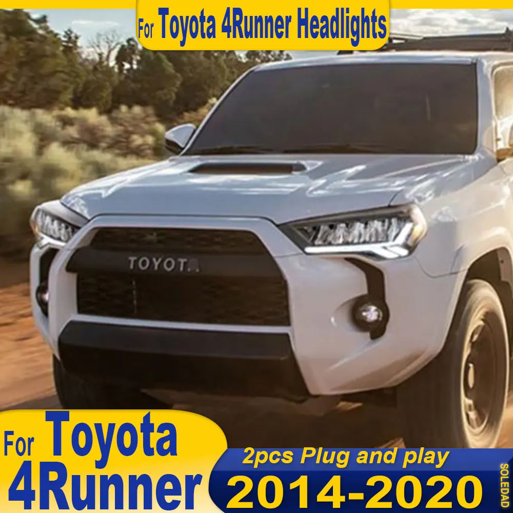 LED HeadLamp for TOYOTA 4Runner Headlights 2014 2015 2016 2017 2018 2019 2020 4Runner LED DRL Dynamic Signal Projector lens auto
LED HeadLamp for TOYOTA 4Runner Headlights 2014 2015 2016 2017 2018 2019 2020 4Runner LED DRL Dynamic Signal Projector lens auto