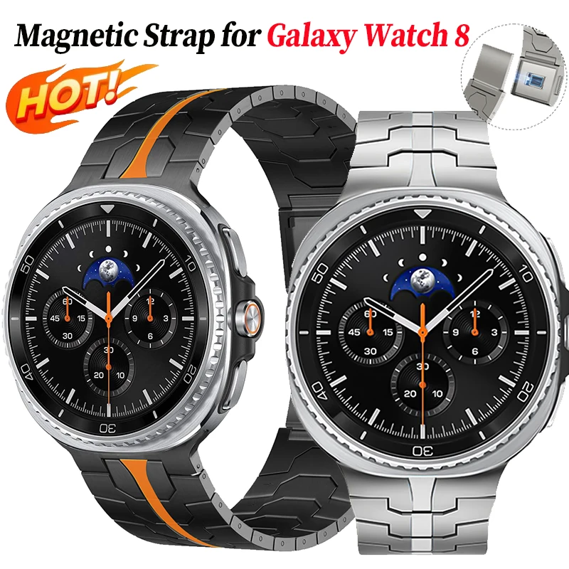 Magnetic Titanium Strap for Samsung Galaxy Watch 8 Classic 46mm Band No Gaps Bracelet for Galaxy Watch 8 40mm 44mm Replacement
Magnetic Titanium Strap for Samsung Galaxy Watch 8 Classic 46mm Band No Gaps Bracelet for Galaxy Watch 8 40mm 44mm Replacement