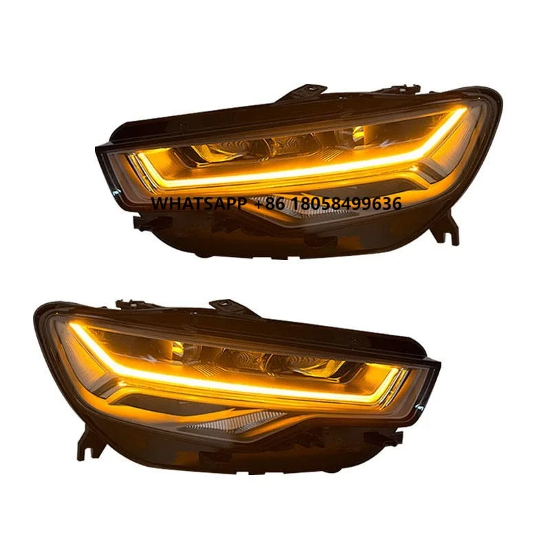 2012-2018Audi A6L Auto Front LED Headlights Full Matrix C7 Headlamp Assembly with Turn Signal Car Headlamp A6 Headlight
2012-2018Audi A6L Auto Front LED Headlights Full Matrix C7 Headlamp Assembly with Turn Signal Car Headlamp A6 Headlight