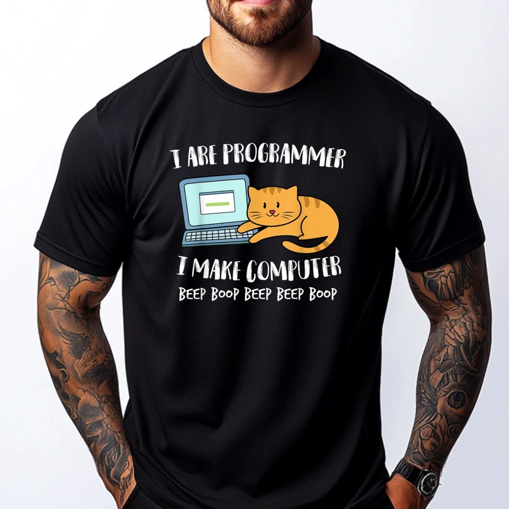 I Are Programmer I Make Computer Beep Cute Cat Plus Size Men Clothing Mens T Shirt Graphic Cotton Short Sleeve
I Are Programmer I Make Computer Beep Cute Cat Plus Size Men Clothing Mens T Shirt Graphic Cotton Short Sleeve