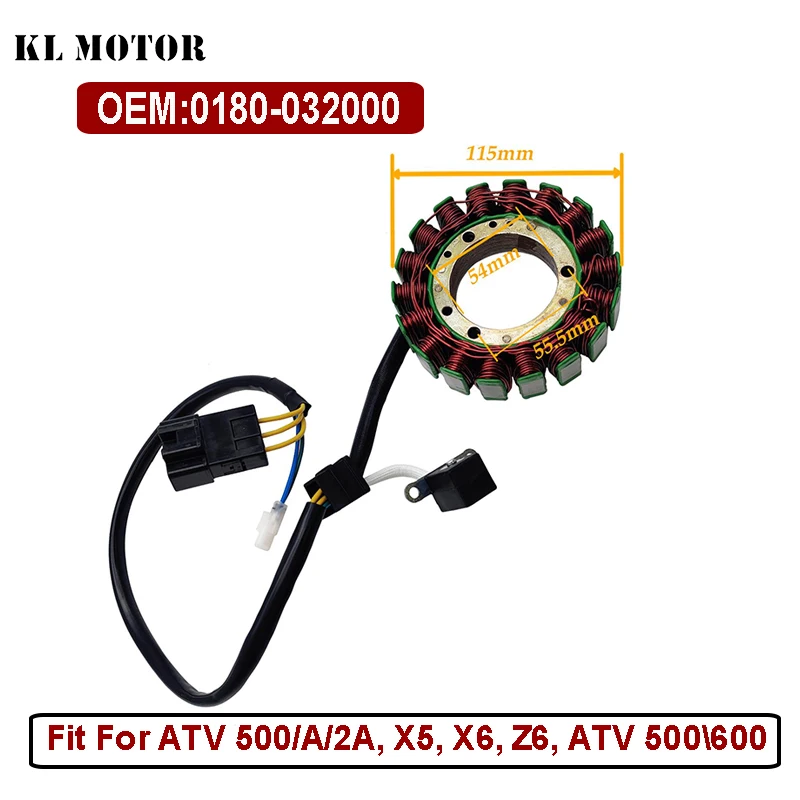 12V Magneticr Stator Magneto Coil For CF CF500 CF 500 X5 UFORCE 500 196S-C 196S-B U6 X6 CF188 part no. 0180-032000
12V Magneticr Stator Magneto Coil For CF CF500 CF 500 X5 UFORCE 500 196S-C 196S-B U6 X6 CF188 part no. 0180-032000