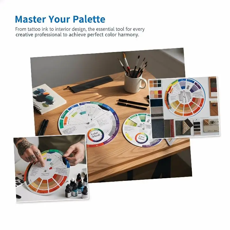 Salon Paper Card Wheel for Nails 12 Colors 2Pcs Pigment Organizer Board For Nail Art Design Chart Tracking
Salon Paper Card Wheel for Nails 12 Colors 2Pcs Pigment Organizer Board For Nail Art Design Chart Tracking