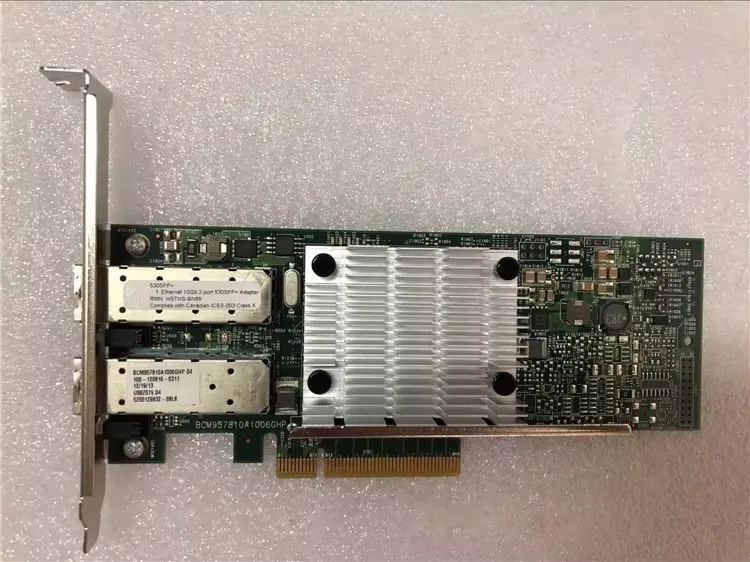 NC530SFP 10GBe Dual Port Ethernet Adapter 656244-001 652501-001 bcm57810s
NC530SFP 10GBe Dual Port Ethernet Adapter 656244-001 652501-001 bcm57810s