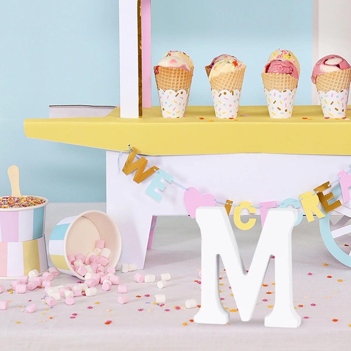 Wood Alphabet M Letter Ornaments White Signs Home Decor Rustic Party Wedding DIY Decorations Environmental Protection Wooden
Wood Alphabet M Letter Ornaments White Signs Home Decor Rustic Party Wedding DIY Decorations Environmental Protection Wooden
