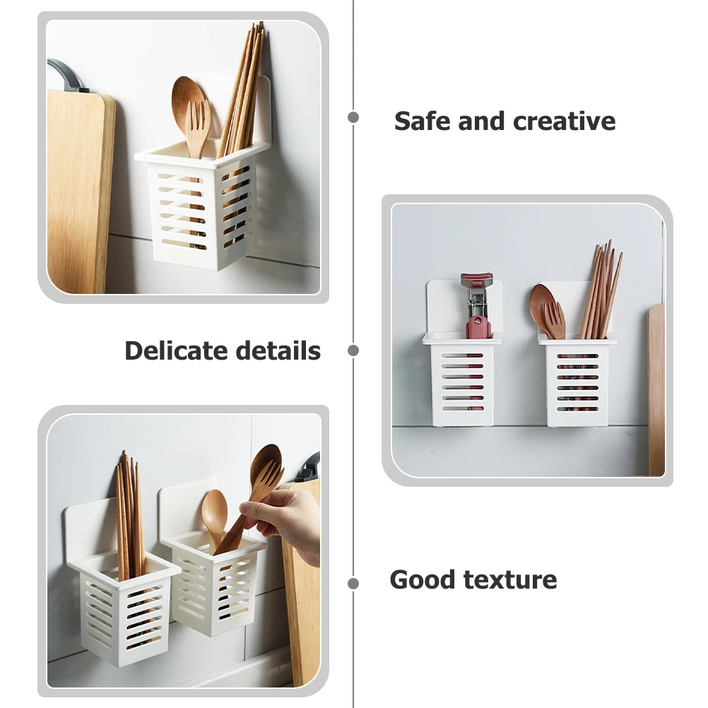2pcs Wall Mounted Chopstick Cage Kitchen Spoon Fork Storage Rack ABS Drainer Holder Organize Utensils Tidy Space kitchen utensil
2pcs Wall Mounted Chopstick Cage Kitchen Spoon Fork Storage Rack ABS Drainer Holder Organize Utensils Tidy Space kitchen utensil