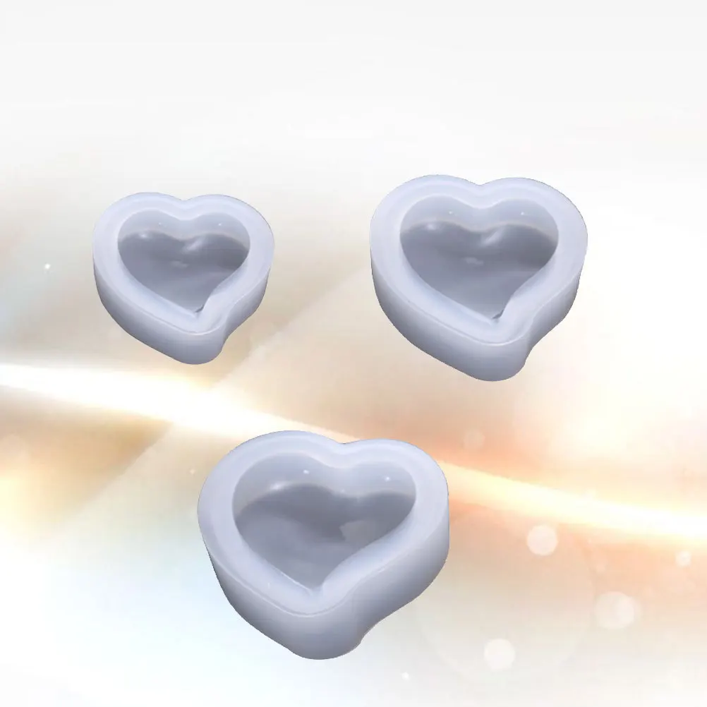 3pcs Heart Silicone Non-Stick Jewelry Making Diy Crystal Drop Mold For Chocolate Fondant Jewelry Making Mold White
3pcs Heart Silicone Non-Stick Jewelry Making Diy Crystal Drop Mold For Chocolate Fondant Jewelry Making Mold White