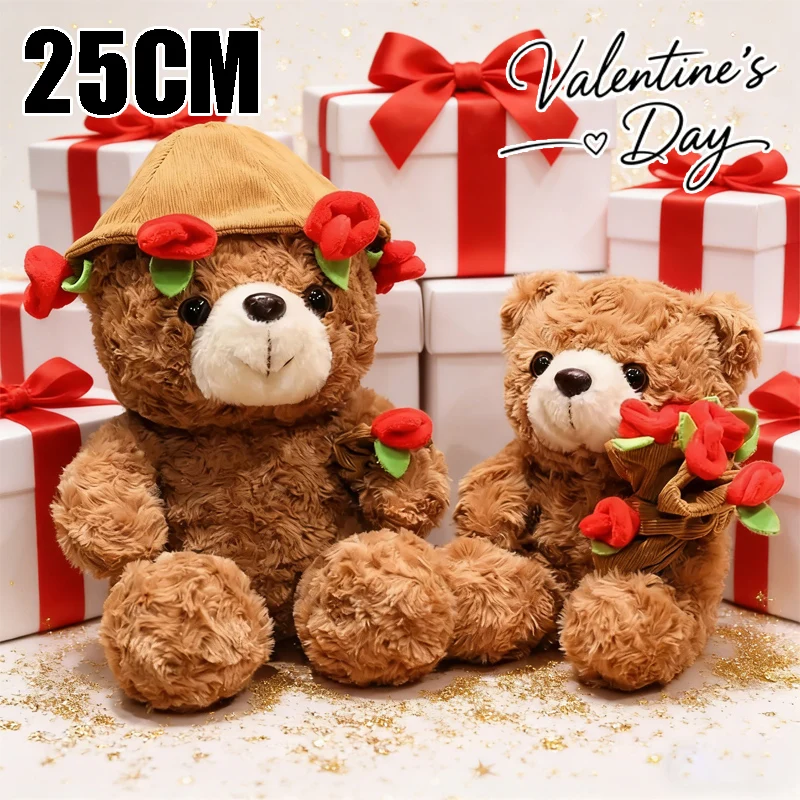 Романтический плюшевый мишка 25 см с сердечком, идеальный плюшевый подарок на День святого Валентина, юбилей, особые моменты для всех возрастов
Романтический плюшевый мишка 25 см с сердечком, идеальный плюшевый подарок на День святого Валентина, юбилей, особые моменты для всех возрастов