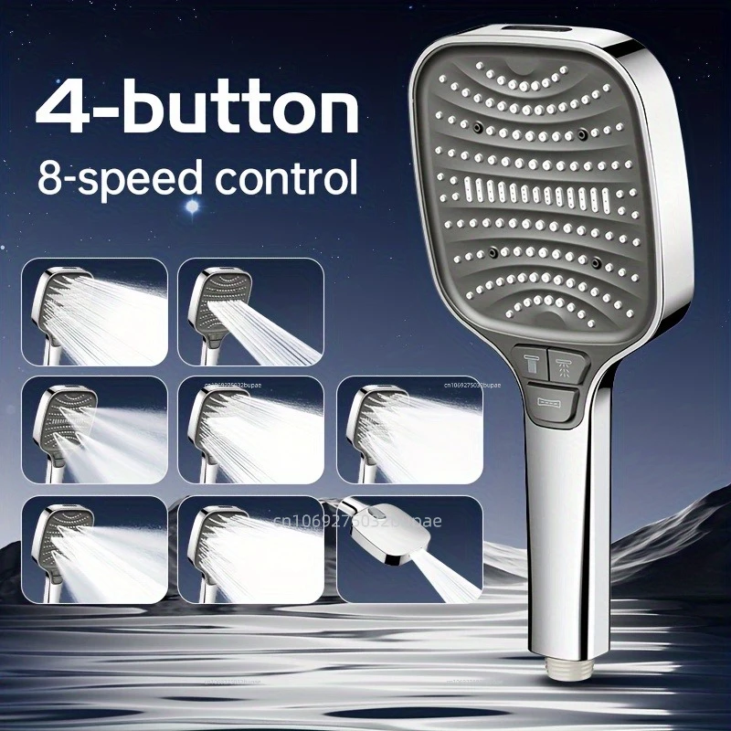 12cm Large Panel Shower Head with Filter Bathroom High Pressure Water Saving Rainfall Showerhead Square Multifunctional Nozzle
12cm Large Panel Shower Head with Filter Bathroom High Pressure Water Saving Rainfall Showerhead Square Multifunctional Nozzle
