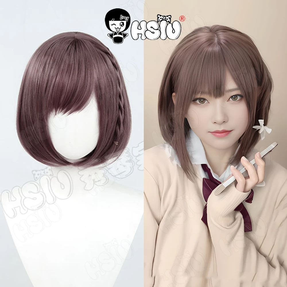 Shinonome Ena Cosplay Wig HSIU Brown purple short hair Synthetic Wig Anime Project Sekai Colorful Stage Shinonome Ena Cosplay
Shinonome Ena Cosplay Wig HSIU Brown purple short hair Synthetic Wig Anime Project Sekai Colorful Stage Shinonome Ena Cosplay