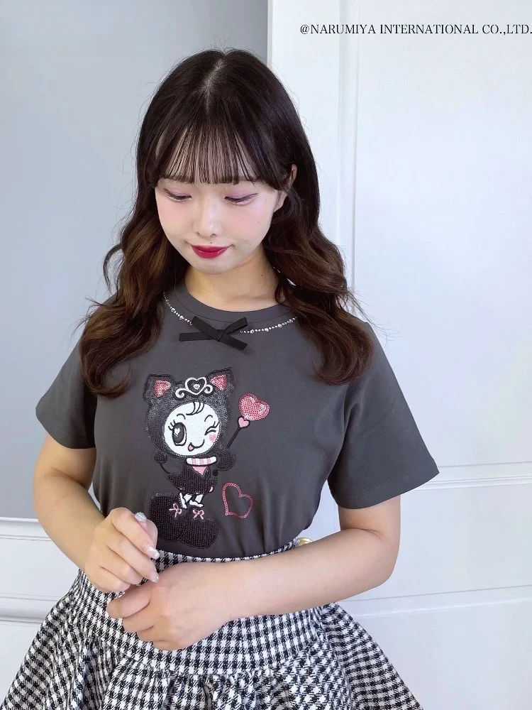 2025 Summer Tshirt New Cute Casual Tee Embroidery Sequins Short-sleeved T-shirts Sweet Fashion Japanese Style Women's Tops
2025 Summer Tshirt New Cute Casual Tee Embroidery Sequins Short-sleeved T-shirts Sweet Fashion Japanese Style Women's Tops