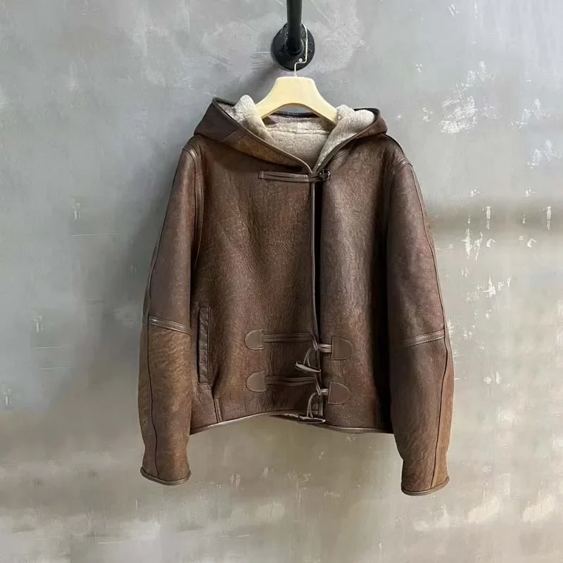Luxury fashion natural real fur coat winter hooded thick warm merino sheep short length casual style
Luxury fashion natural real fur coat winter hooded thick warm merino sheep short length casual style