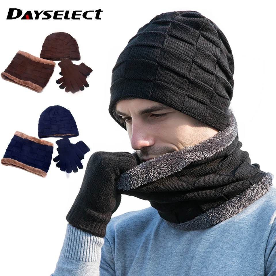 Winter Thick Beanie Hat With Gloves Knitted Wool Neck Scarf Warm Bonnet Hat Outdoors Cycling Skiing Cap Balaclava Mask Unisex
Winter Thick Beanie Hat With Gloves Knitted Wool Neck Scarf Warm Bonnet Hat Outdoors Cycling Skiing Cap Balaclava Mask Unisex