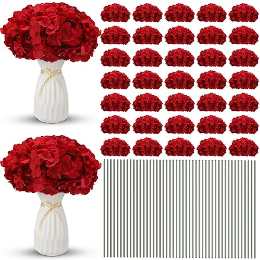 200 Pieces Silk Hydrangea Artificial Flowers Heads with Stems Faux Hydrangea Flowers for Wedding Centerpieces Bouquets DIY Flor
200 Pieces Silk Hydrangea Artificial Flowers Heads with Stems Faux Hydrangea Flowers for Wedding Centerpieces Bouquets DIY Flor