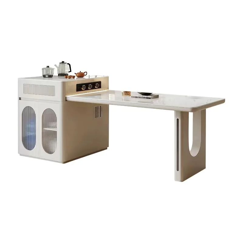 Grey island dining table retractable integrated rock slab induction cooker modern simple microwave oven storage
Grey island dining table retractable integrated rock slab induction cooker modern simple microwave oven storage