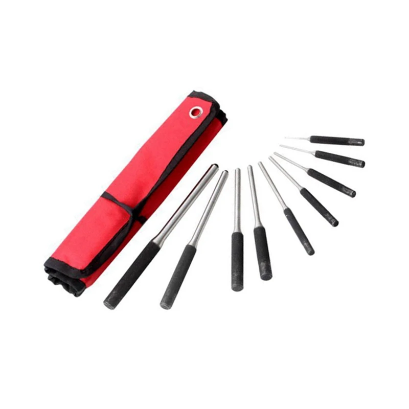 A98E-9-Piece Steel Multi-Size Round Heads Pin Impact Set Professional Hollow End Driver Chisel Tool
A98E-9-Piece Steel Multi-Size Round Heads Pin Impact Set Professional Hollow End Driver Chisel Tool