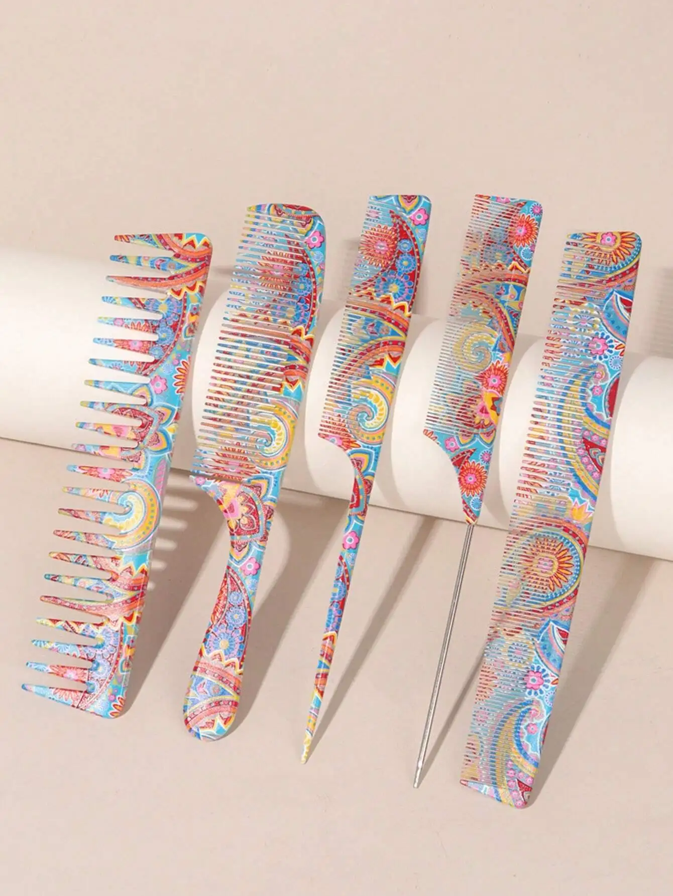 5pcs/Set Professional Hair Cutting & Styling Comb, Hair Salon Barber Styling Comb For Salon And Home Use Hair Brush, Comb, Hair Tools, Hair Products And Accessories For Barber Salon Beauty Travel Essentials, Back To School, Travel Holiday Essentials
5pcs/Set Professional Hair Cutting & Styling Comb, Hair Salon Barber Styling Comb For Salon And Home Use Hair Brush, Comb, Hair Tools, Hair Products And Accessories For Barber Salon Beauty Travel Essentials, Back To School, Travel Holiday Essentials