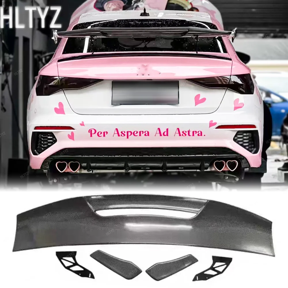Suitable for 2013-2020 Audi A3 sedan rear trunk wing ABS material aerodynamics body parts spoiler MAD style
Suitable for 2013-2020 Audi A3 sedan rear trunk wing ABS material aerodynamics body parts spoiler MAD style