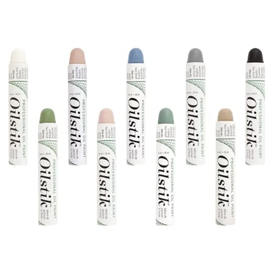 Shiva Oilstik Paintstick, Neutral Colors, Set of 9
Shiva Oilstik Paintstick, Neutral Colors, Set of 9