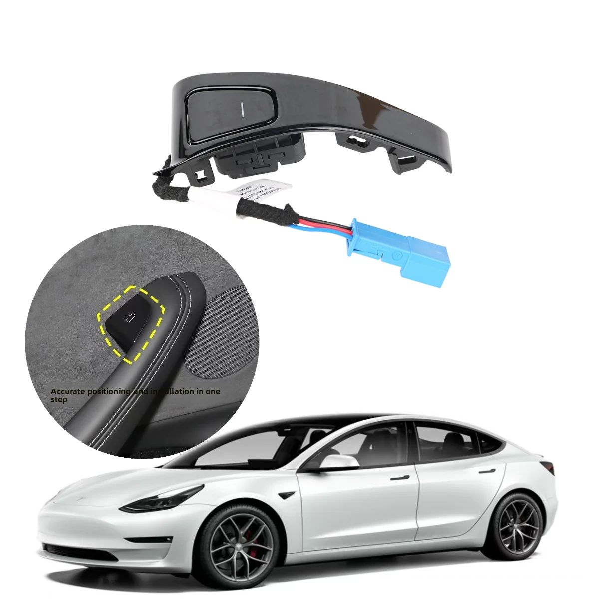 2017-2020 for Tesla Model 3 front and rear door switch buttons door button switch original car button
2017-2020 for Tesla Model 3 front and rear door switch buttons door button switch original car button