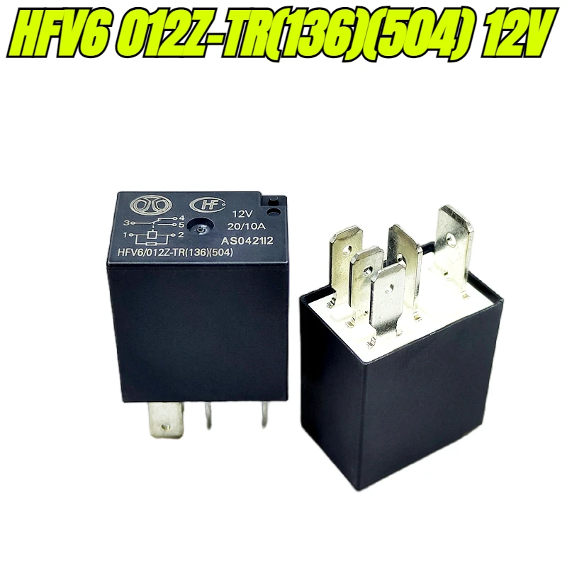 (Brand New Original)1pcs/lot 100% original genuine relay:HFV6 012Z-TR(136)(504) 12V 20A 5pins Automotive relay
(Brand New Original)1pcs/lot 100% original genuine relay:HFV6 012Z-TR(136)(504) 12V 20A 5pins Automotive relay