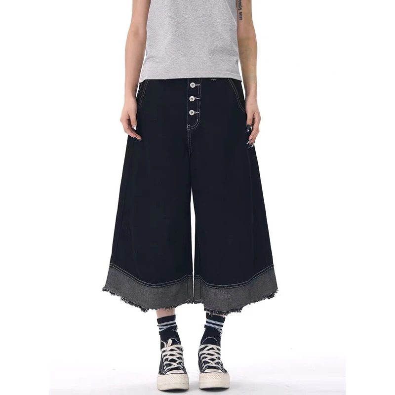 ZHIZOU Summer Women Black Cargo Denim Shorts Academia Vintage Y2K Hip-hop Jeans Shorts Oversize Cowboy Short Pants 2000s Clothes
ZHIZOU Summer Women Black Cargo Denim Shorts Academia Vintage Y2K Hip-hop Jeans Shorts Oversize Cowboy Short Pants 2000s Clothes