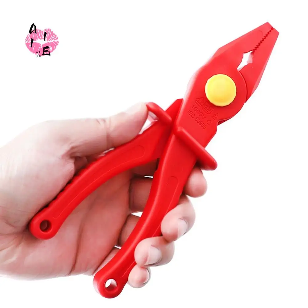 A11E-Labor-Saving VDE Insulated Electrician Plastic Pliers 1000V Insulated With Anti-Burn Glass Fiber For Hand Tools
A11E-Labor-Saving VDE Insulated Electrician Plastic Pliers 1000V Insulated With Anti-Burn Glass Fiber For Hand Tools