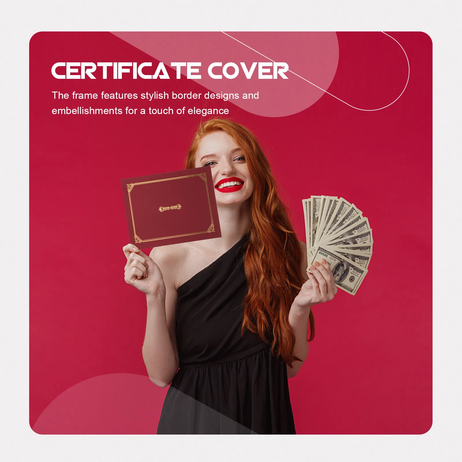 5Pcs Certificate Covers Paper Document Holders Gold Stamping Elegant Award Diploma Protective Shells Office Home Display
5Pcs Certificate Covers Paper Document Holders Gold Stamping Elegant Award Diploma Protective Shells Office Home Display