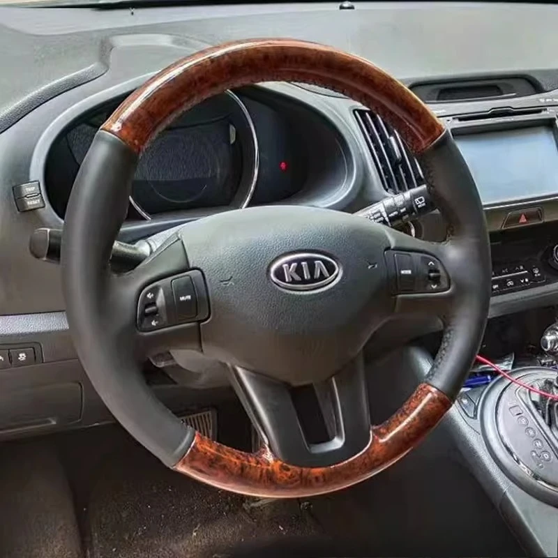 For Kia Sportage 3 2011-2014 Kia Ceed Cee'd 2010-2012 Hand-stitched Genuine Leather peach wood grain car Steering Wheel Cover
For Kia Sportage 3 2011-2014 Kia Ceed Cee'd 2010-2012 Hand-stitched Genuine Leather peach wood grain car Steering Wheel Cover