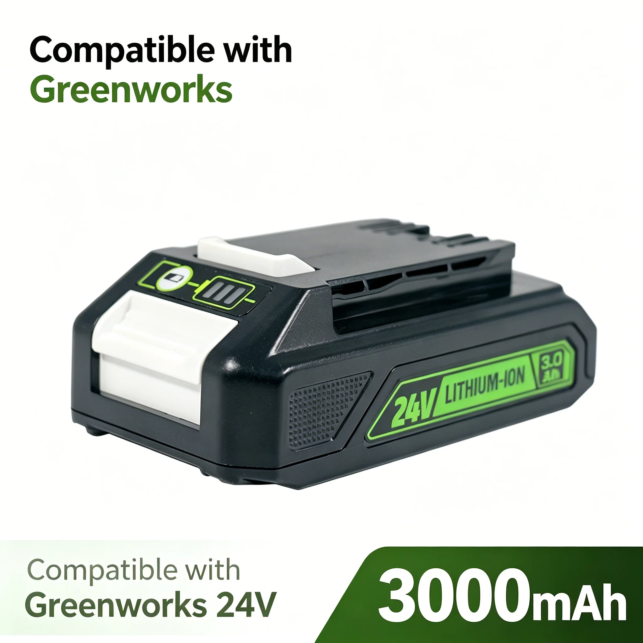 For Greenworks 24V 3000mah-black G24B2 Lithium Battery 29842 29852 BAG708 29322 21342 Tools Replacement
For Greenworks 24V 3000mah-black G24B2 Lithium Battery 29842 29852 BAG708 29322 21342 Tools Replacement