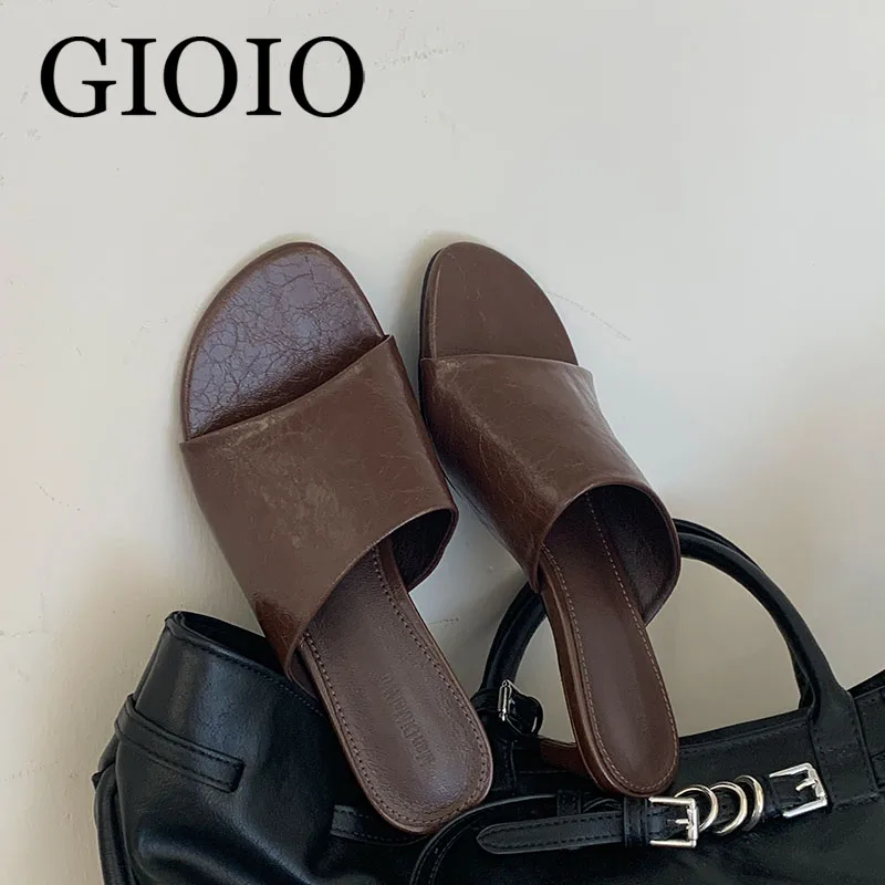 New 2026 Women Slippers Sandals Thin Heels Summer Shallow Ladies Designer Slides Dress Black Female Slippers Shoes
New 2026 Women Slippers Sandals Thin Heels Summer Shallow Ladies Designer Slides Dress Black Female Slippers Shoes