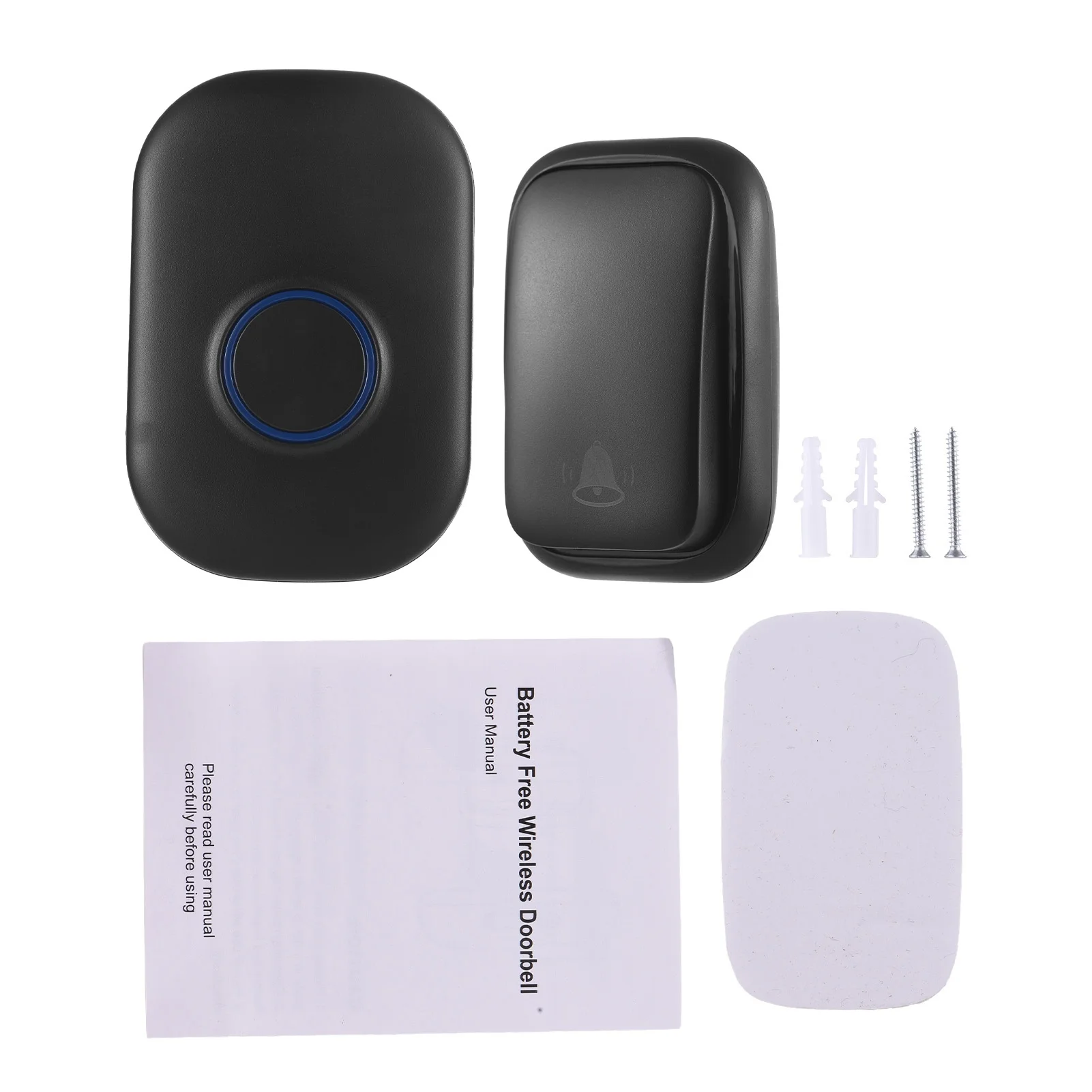 Wireless Door Bell IP65 Proof Doorbell Portable Doorbell Kit with 32 Music 4 Adjustable Volume Levels for Home Room Office
Wireless Door Bell IP65 Proof Doorbell Portable Doorbell Kit with 32 Music 4 Adjustable Volume Levels for Home Room Office