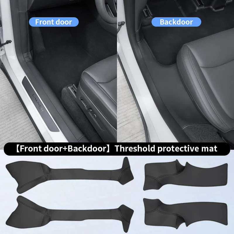 Защита порогов передних и задних дверей для Tesla NEW Model Y, накладки на пороги, защитные коврики, аксессуары
Защита порогов передних и задних дверей для Tesla NEW Model Y, накладки на пороги, защитные коврики, аксессуары